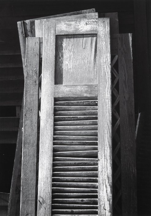 Shutters and Doors, Movie Lot by Ansel Adams