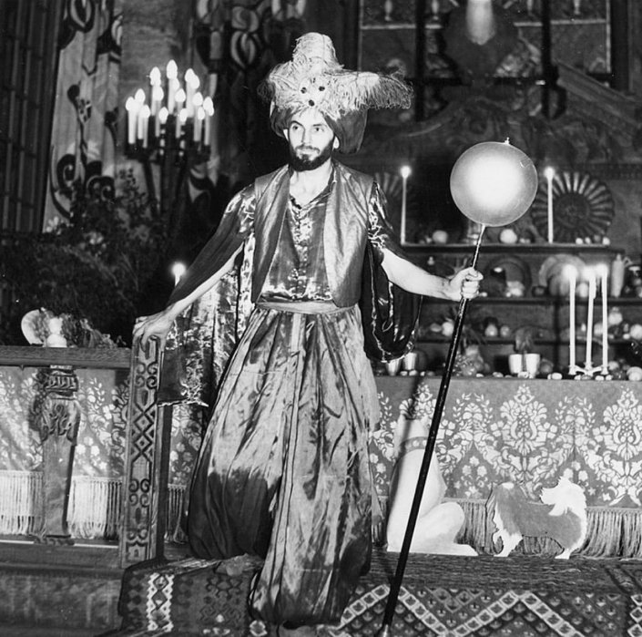 Ansel Adams as the Lord of Misrule. Photograph courtesy of the Adams' Family Archives.